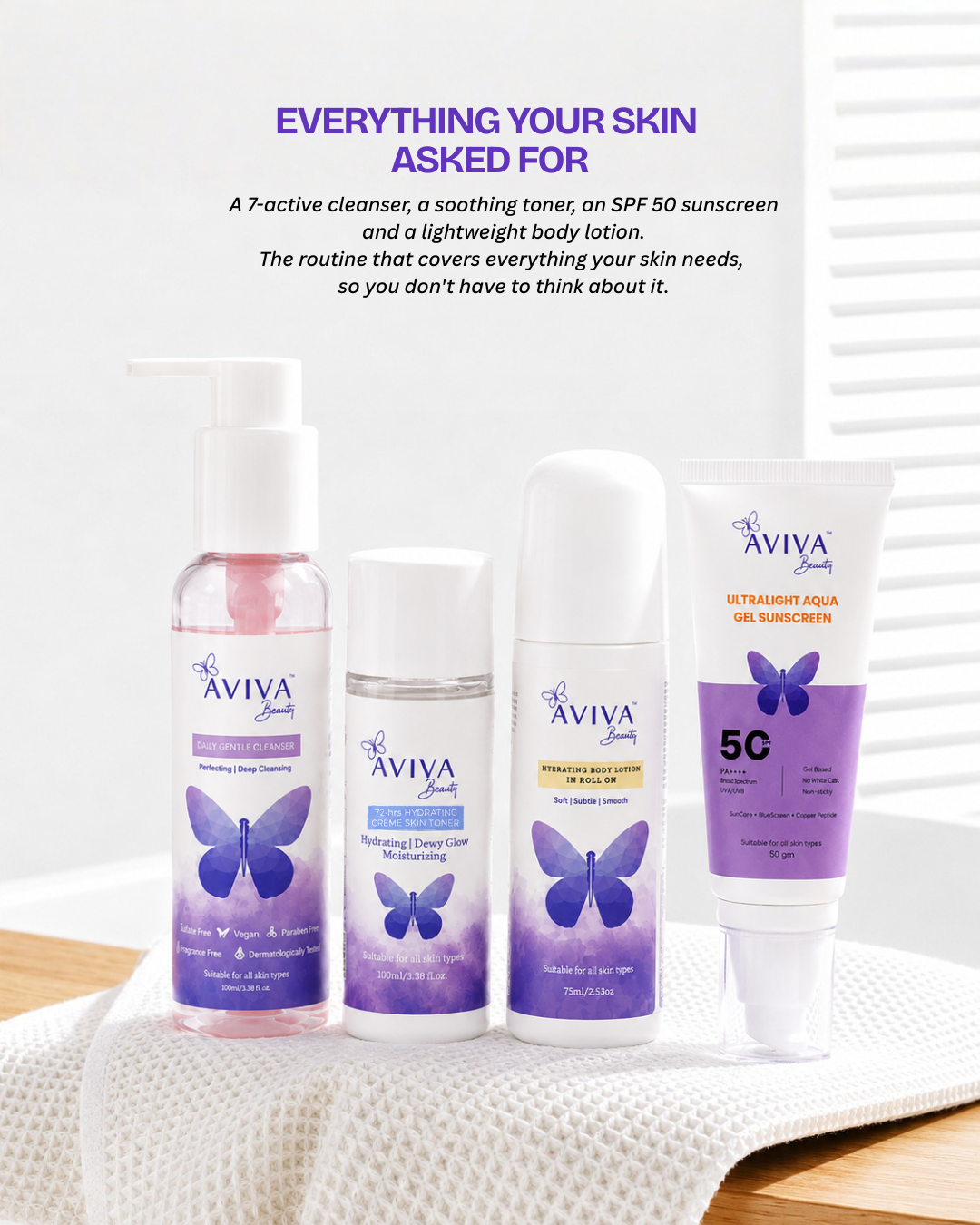 Glow Defence Duo | 2-in-1 Crème Skin Toner + Ultralight Aqua Gel Sunscreen SPF 50 PA++++