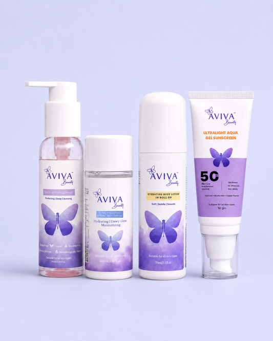 Complete Care Kit | Cleanser + Toner + Sunscreen + Body Lotion