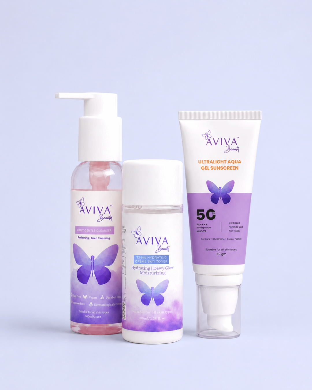 Day Defence Skincare Range | Trio Pack of Cleanser, Toner and Sunscreen
