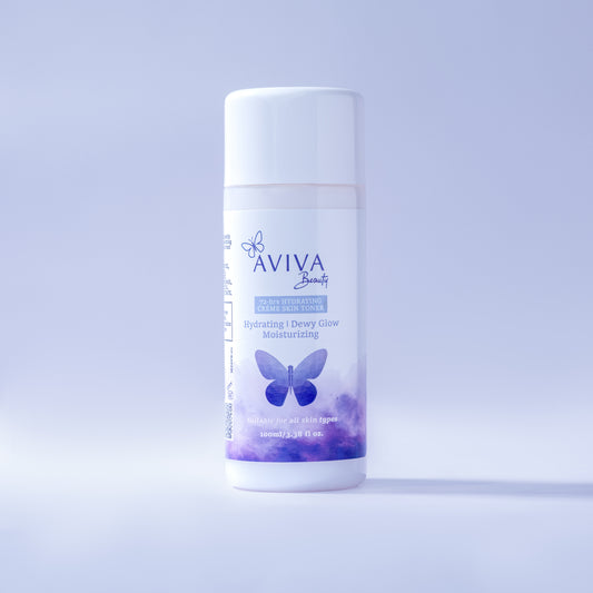 Aviva Beauty’s 2-in-1 Crème Skin Toner | Lightweight Milky Formula | Nourishing | Hydrating | Artificial Fragrance Free | Non-Comedogenic | Cruelty Free