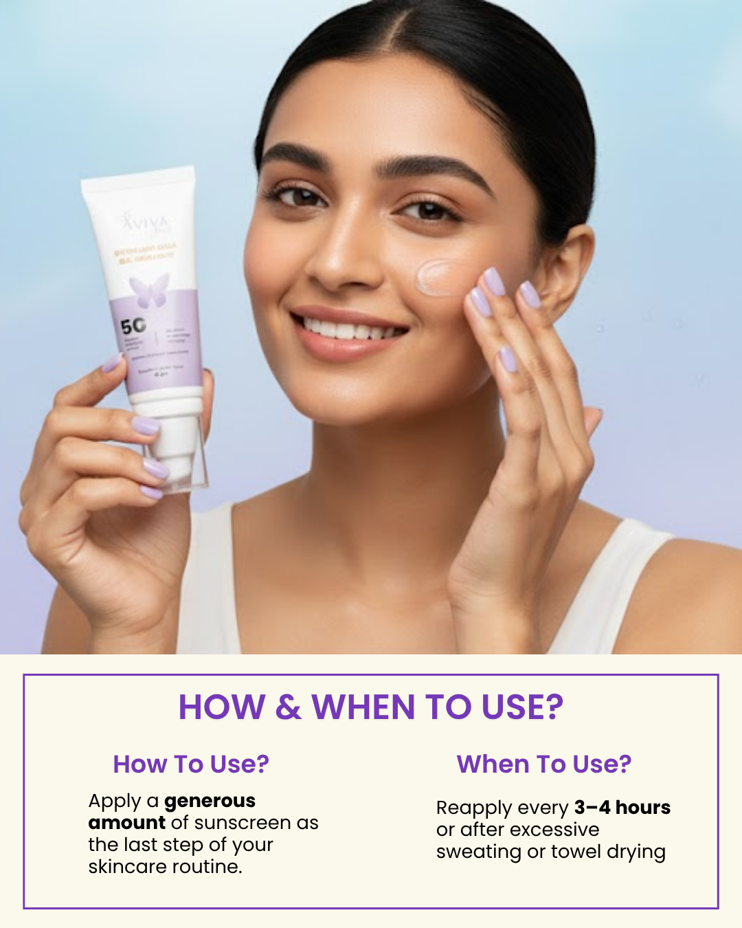 Aviva Beauty’s Ultralight Aqua Gel (UAG) Sunscreen - 50ml