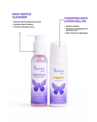 Lazy Day Fix | Daily Gentle Cleanser + Hydrating Body Lotion Duo