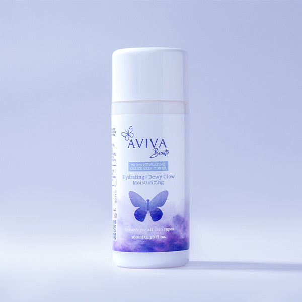 Aviva Beauty’s 2-in-1 Crème Skin Toner | Lightweight Milky Formula | Nourishing | Hydrating | Artificial Fragrance Free | Non-Comedogenic | Cruelty Free